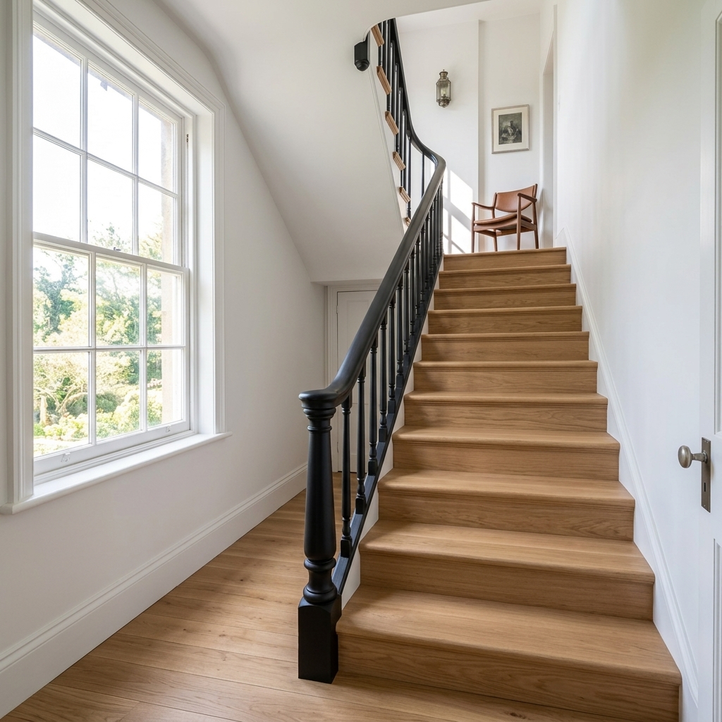 Treppenhaus nach der Renovierung